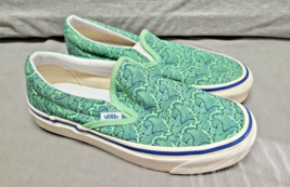 Green Ocean Surf Waves Vans Size Men 5.5 Woman 7.5 Style 98 (C2) - £30.26 GBP