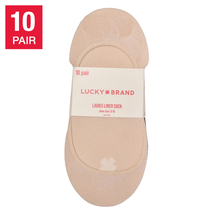 Lucky Brand Ladies&#39; Liner Sock, 10-pair - £16.69 GBP