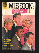 Mission: Impossible #4 1967-Dell-First Peter Graves &amp; Martin Landau cover-Bas... - $40.74