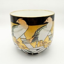 Antique Limoges? France Art Nouveau Asian Birds Bamboo 5.5” Dia X 5.5”H ... - $395.00