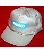 Vintage 90s CAMCO RV Camping Logo Snapback Trucker Gray HAT CAP Rope Bil... - £10.11 GBP