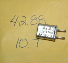 Vintage Scanner Radio Crystal - 42.880 MHz / 10.7 iF / HC-25/U - £7.75 GBP