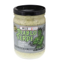 Diablo Verde Mild Creamy Cilantro Sauce. 12.5oz pack of 2 bundle - £31.11 GBP