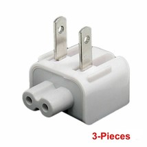 3 x Pcs AC Wall Adapter Model 1555 Duckhead 2-Prong Plug 45W 60W 85W for Apple - £4.75 GBP