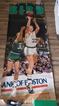 Larry Bird Boston Celtics NBA Basketball Poster Door Size 1988 Costacos 26x74 - £47.36 GBP