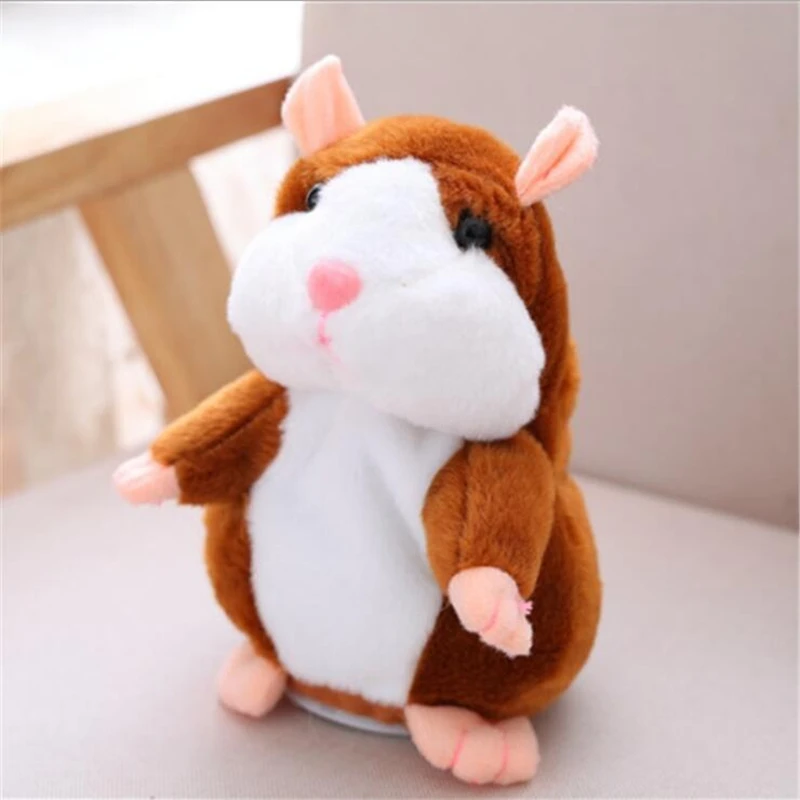 Learn To Repeat The Small Hamster Plush Toy Talking Hamster Doll Toy Record - £8.86 GBP