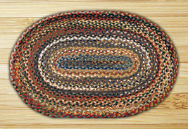 Earth Rugs C-999 Random Oval Braided Rug 5 Feet x 8 Feet - £193.25 GBP