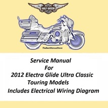 2012 Harley Davidson Electra Glide Ultra Classic Touring Models Service ... - $25.95
