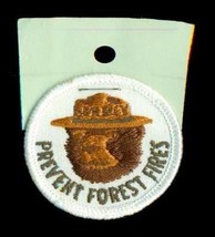 Vintage Souvenir Embroidery Patch Smokey Bear Prevent Forest Fires 2&quot; - $9.89