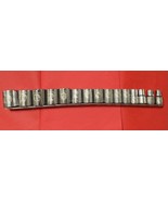 Armstrong 12 Point 1/2 Drive 15 Piece Socket Set 3/8” to 1-1/4” Made in USA - $279.35 CAD