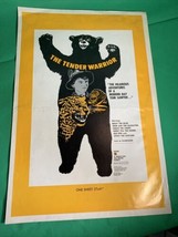 1971 The Tender Warrior Poster Pressbook Vintage Film Rare Dan Haggerty ... - $99.00