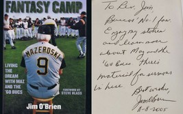 Jim O&#39;Brien Signed 2005 Pittsburgh Pirates Fantasy Camp Hardcover Book - £19.71 GBP