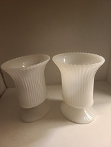 E O Brody M4000 Ribbed Milk Glass 5 Inches - £7.34 GBP