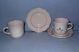 Pfaltzgraff Poetry Glossy 2 Cup and Saucer Sets - $7.99