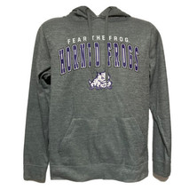TCU Horned Frogs Small Hoodie Texas Christian University Fear The Frog NCAA - £10.55 GBP