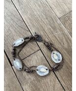 Women fashion bracelet with antler touch/Bracelet femme bois de cerf - $30.00