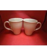 2 CUPS Vintage Russel Wright reissue tribute 2001/2002 Oneida Mug Nutmeg... - $64.35