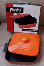 Parini ~ Orange Two Tone ~ Square Casserole ~ Non Stick ~ 11&quot; x 9&quot; x 3.7... - €42,80 EUR