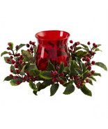 Nearly Natural Holly Berry Candleabrum - €71,31 EUR