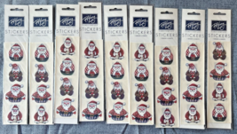 RA Lang Roly Poly Santa Sticker Sheets Lot of 9 SKU - £34.36 GBP