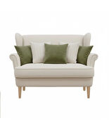 SOGA 5PC Sage Green Velvet &amp; Classic Cream Cable Pillowcase Set – 45cm C... - $107.90