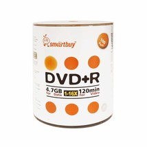 Smart Buy 200 Pack DVD+R 4.7gb 16x Logo Blank Data Video Movie Recordable Disc,  - £51.92 GBP