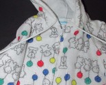 Carters baby vintage bears primary balloons fleece snowsuit coverall Lar... - $19.79