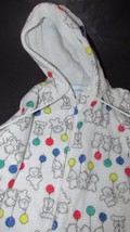 Carters baby vintage bears primary balloons fleece snowsuit coverall Large 21-26 - £16.06 GBP