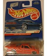 Hot Wheels 2000 1st Editions Chevy Prostock Truck 1:64 scale Die Cast MOC - $4.99
