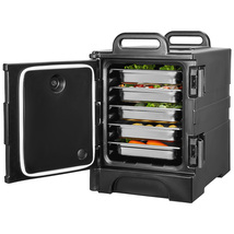 VEVOR Insulated Food Pan Carrier 81QtDouble Buckle Stackable Front Load ... - €162,21 EUR