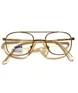 Children&#39;s Safilo Elasta Gold Aviator metal full rim eyeglasses made in ... - $49.49