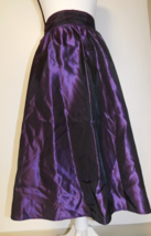 Gunne Sax Size 9 Purple Shiny A Line Formal Skirt  See Details about color/size - £27.68 GBP