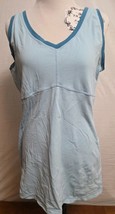Lucy Power Women&#39;s Size Large Tank Light Blue Athletic Tank Top Workout ... - $257.07 MXN
