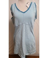 Lucy Power Women&#39;s Size Large Tank Light Blue Athletic Tank Top Workout ... - $257.07 MXN