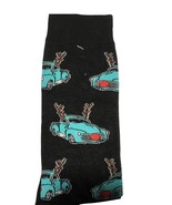 K.Bell Kbell Mens Holiday Socks Black Reindeer Truck Blend 10-13 - $242.97 MXN