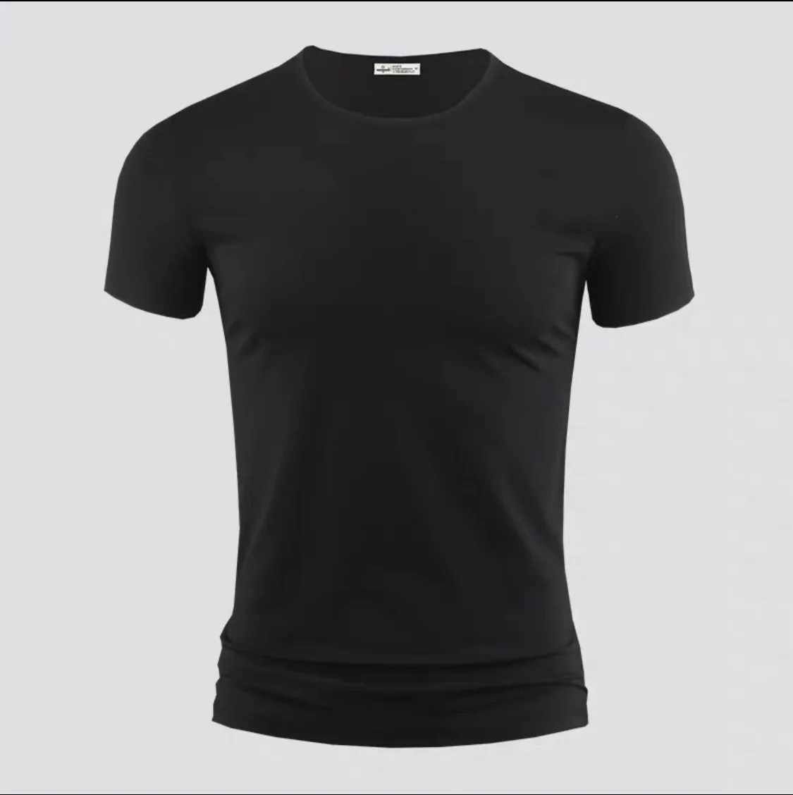 Summer  Casual Quick-drying T-shirt Men High  Round Neck  Short Sleeve  Fitness  - £83.74 GBP