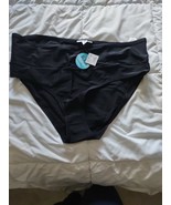 Motherhood Maternity 2X Bikini Bottoms Black-Brand New-SHIPS N 24 HOURS - £23.51 GBP