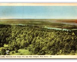View From Green Hill Glasgow Nova Scotia NS Canada WB Postcard N22 - $5.63