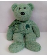 2001 TY Beanie Buddies St. Patrick&#39;s Day Irish Shamrock Teddy Bear 15&quot; P... - $20.29 CAD