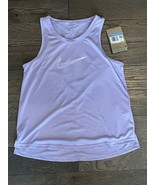Nike Girls Dri-FIT Training Tank Top Purple Sz Medium Sleeveless Racerback - $23.72 CAD