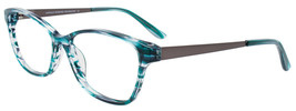 EASYCLIP EC562 Eyeglasses Eye Glasses 060 Teal Authentic New 56mm Unisex - £144.86 GBP