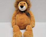2003 Mary Meyer Plump Chubby Lion Sitting Plush Ribbon Bow Soft 12&quot; - £33.30 GBP