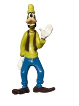 Disney Goofy With Green Shirt Loose 3&quot; PVC Figure Cake Topper Pretend Play Toy - £3.88 GBP