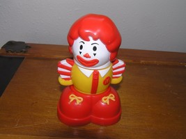 Rare Fisher Price Red White Yellow Duplo Size Building Block Ronald McDo... - $18.52