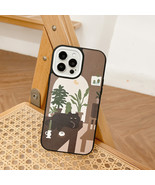Black Cute Cat Kitten - Iphone Case Cover 12 / 12 PRO - $31.50 CAD