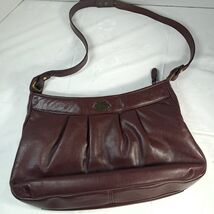 Vintage Etienne Aigner Handcrafted Purse Burgundy red Oxblood handmade s... - $43.00