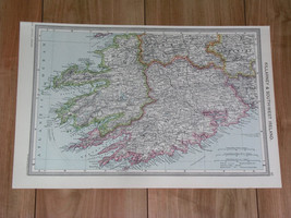 1908 Antique Map Of Cork Kerry Limerick / Ireland - £15.11 GBP