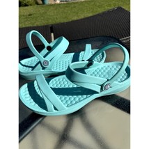 Joybees flats sandals size 9 turquoise - $19.80