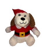 Christmas Santa Claus Puppy-Dog Plushie Cute (SHIPS IN 24 HRS) - $273.18 MXN