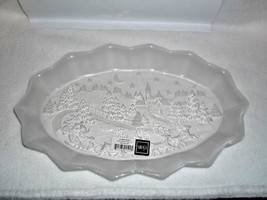 SILENT NIGHT OVAL SWEET DISH 12&quot;~NEW MADE IN GERMANY - $19.75